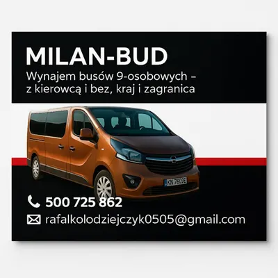 Milan Bud Busy 9-osobowe do wynajęcia – idealne na każdą okazję Polska i za granica